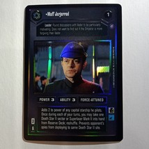 Moff Jerjerrod (FOIL) - DS2 - Star Wars CCG Customizeable Card Game SWCCG - £10.97 GBP