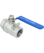 1&quot; NPT Female SS 316 Stainless Steel Full Port Ball Valve Vinyl Handle W... - €13,70 EUR