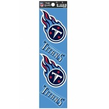 tennessee titans nfl football team logo fan 4 pack vinyl decal stickers usa made - £15.97 GBP