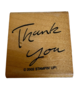 Stampin Up Rubber Stamp Thank You Script Thanks Gratitude Card Making Se... - £3.19 GBP