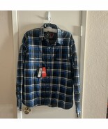 Speed And Strength SSX Black 9 Moto Long Sleeve Plaid Shirt Jacket Blue ... - €72,05 EUR