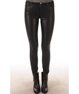 Women&#39;s Leather Pants Genuine Lambskin Leather Party Skinny Legging Trou... - $117.50