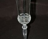 Royal Crystal Rock AUREA Fluted Champagne Glass 24% Lead Clear Ribs &amp; Ar... - $19.79
