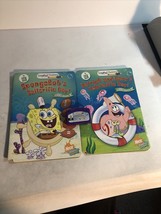 Leap Pad Plus Writing Nick Brainy Briny Math Games SpongeBob 2 Books - $7.66