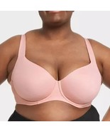 Auden Unlined Full Coverage Underwire Bra Pink 44DDD NEW - $27.35 CAD
