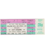 VTG Ozzy Osbourne Concert Ticket Stub San Diego, CA Sports Arena June 16... - £10.38 GBP