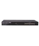 SoundTube STNET-SWITCH-II 16 Port 40 W PoE Rack Mountable Smart Managed ... - $24,141.06 MXN