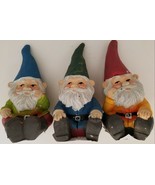 Fairy Garden Ceramic Gnomes Figurines, Select: Blue, Green or Red - £3.15 GBP