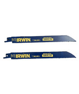 2 IRWIN 372818  8” 18TPI. 1,4 mm. BI-METAL. RECIPROCATING SAW BLADES -NEW! - $7.69