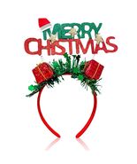 Pvoiue Christmas Headband Women Girls Holiday Hair Decoration Xmas Party - $17.29 CAD