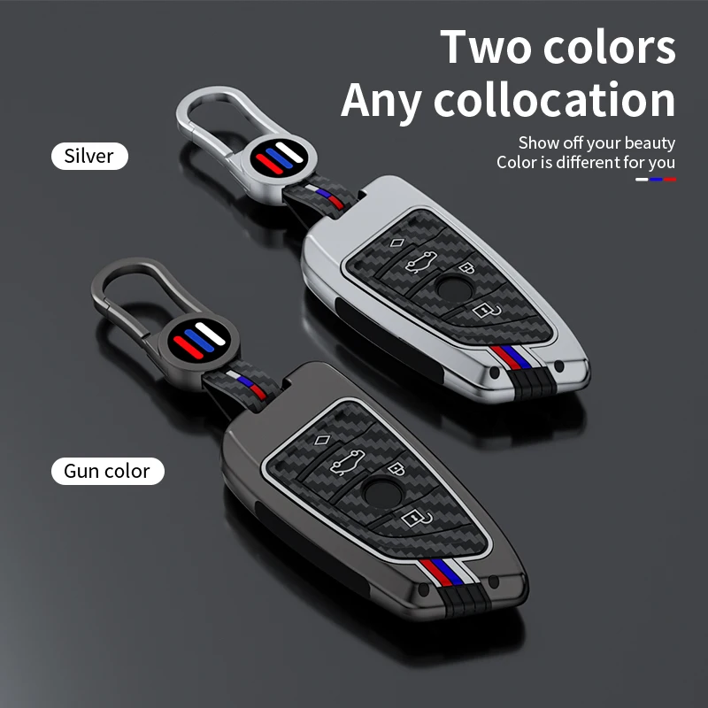 Zinc Alloy Car Key Case Cover Shell Protector for BMW X1 X3 X4 X5 F15 X6... - £14.78 GBP+
