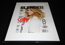 Kelly Clarkson Framed 11x14 ORIGINAL 2009 Blender Magazine Cover - £27.37 GBP