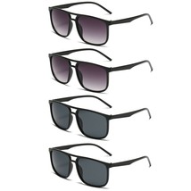 4PK Unisex Retro Aviator Sunglasses for Men Women Driving Outdoor Sports UV400 - £8.17 GBP