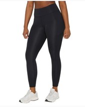 Fabletics Womens Leggings Black Oasis Pureluxe Pockets Stretch Active Mi... - $744.90 MXN