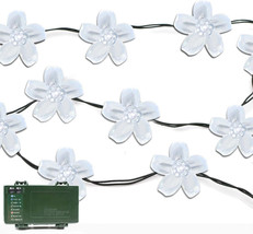 Kape Lalapao Battery Operated Optional Automatic Timer Flower LED String Lights - £15.08 GBP
