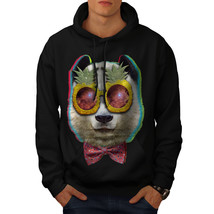 An item in the Fashion category: Panda Space Glasses Funny Sweatshirt Hoody Tropic Bear Men Hoodie