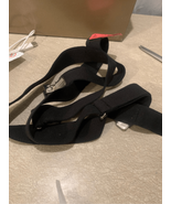 Clip On Suspenders Braces-Elastic-Black w/ Silver Accents 1 1/2”W EUC - £8.34 GBP