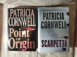 2 Patricia Cornwell Hardcover Books Crime Thriller Fiction Novels Suspense  - £7.75 GBP