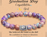 Moonstone Bracelets Gifts for Girl Teens Stretch Beaded Bracelets for Wo... - £21.51 GBP