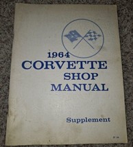 1964 Chevrolet Corvette Shop Service Manual Supplement OEM Original ST-34 - £18.24 GBP