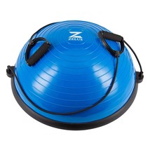 Balance Ball Trainer With Resistance Bands And Foot Pump, Inflatable Yog... - £94.29 GBP