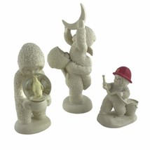 Dept 56 Snowbabies A Wish For Snow, Fireman Rescue, Reach The Moon Lot Of 3 - $46.09 CAD