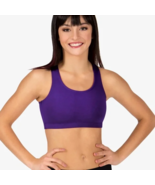 Road Runner Sports Bra Racerback Light Lined Purple, Size L - $214.78 MXN