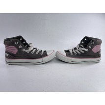 Converse Chuck Taylor Shoes All Star Pink &amp; Gray Tongue High Top Size 4 - £18.29 GBP