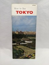 Vintage 1965 Japan How To See Tokyo Guide Brochure - $35.63