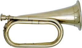 Brass Bugle Us Military Cavalry Style Horn From The Civil War, New By Mb. - £51.10 GBP