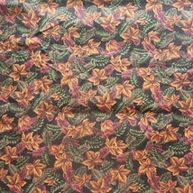 Classic Cottons FCI Cotton Quilt Fabric 36&quot;x45&quot; Fall Leaves Autumn Thanksgiving - £6.31 GBP