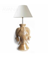 West African Ram Head Vintage Table Lamp from Ivory Coast - $349.00