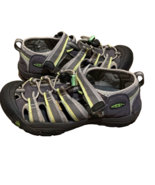 Keen Newport Racer Grey Green Waterproof Sport Sandals Kids Size 3 1014266 - £18.36 GBP