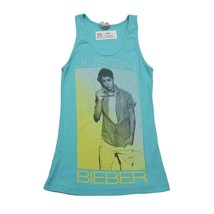 Next Level Apparel Shirt Womens M Blue Scoop Neck Justin Bieber Tank Top - £14.73 GBP