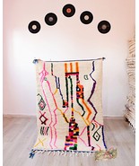 Stanning Azilal rug, Handmade Wool rug, Moroccan Rug, colorful rug, area... - £1,059.15 GBP