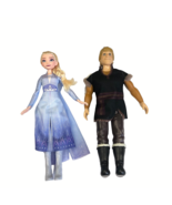 Anna and Kristoff Dolls Frozen 2 Disney Store 11 inch Poseable Limbs Out... - $24.85