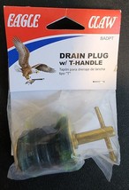Eagle Claw Boat Drain Plug with T Handle - Replacement - Spare - £6.36 GBP