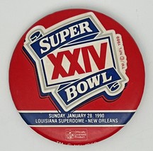 Super Bowl XXIV NFL Official Pin- Louisiana Superdome January 28, 1990 - £11.01 GBP