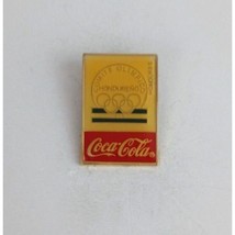 Vintage Coca-Cola Honduras Comite Olimpico Hondureno Olympic Lapel Hat Pin - $13.10