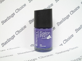 Rimmel Salon Pro Nail Polish #337 Purple Rain - £6.03 GBP