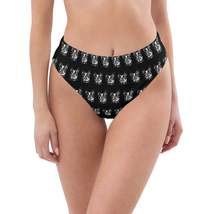Autumn LeAnn Designs® |  | Women&#39;s High-Waisted Bikini Bottoms, Black wi... - £30.60 GBP