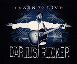 Darius Rucker Learn To Live Concert Tour 2009 Souvenir T Shirt S - $14.84