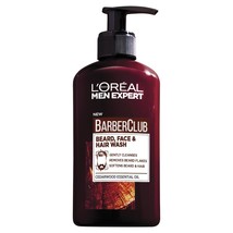 L&#39;Oreal Paris Men Expert Barber Club Beard, Face &amp; Hair Wash Cedarwood Oil 200ml - £19.22 GBP
