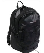 Swiss Tech Bungee Backpack Black Ripstop Laptop Tablet Sleeve 14 Pocket ... - $45.17 CAD