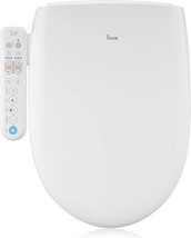 Inus N21 Heated Bidet Toilet Seat, Elongated, Self-Cleaning Stainless Steel - £214.82 GBP