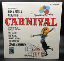 Bob Merrill CARNIVAL: Original Cast Recording SEALED 1961 Stereo LP Tony... - $13.49
