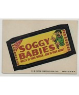 Mushy Soggy Babies 1974 Wacky Packages Series 7 spoof of Sugar Babies Candy - $7.02 CAD