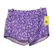 All in Motion Women Purple Moisture Wicking Mid Rise Running Shorts Medium New - £6.25 GBP