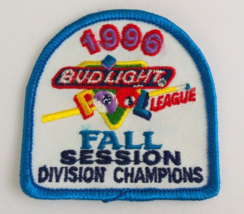 1996 Bud Light Pool League Fall Session Division Champion Patch 2.5&quot; - £4.65 GBP
