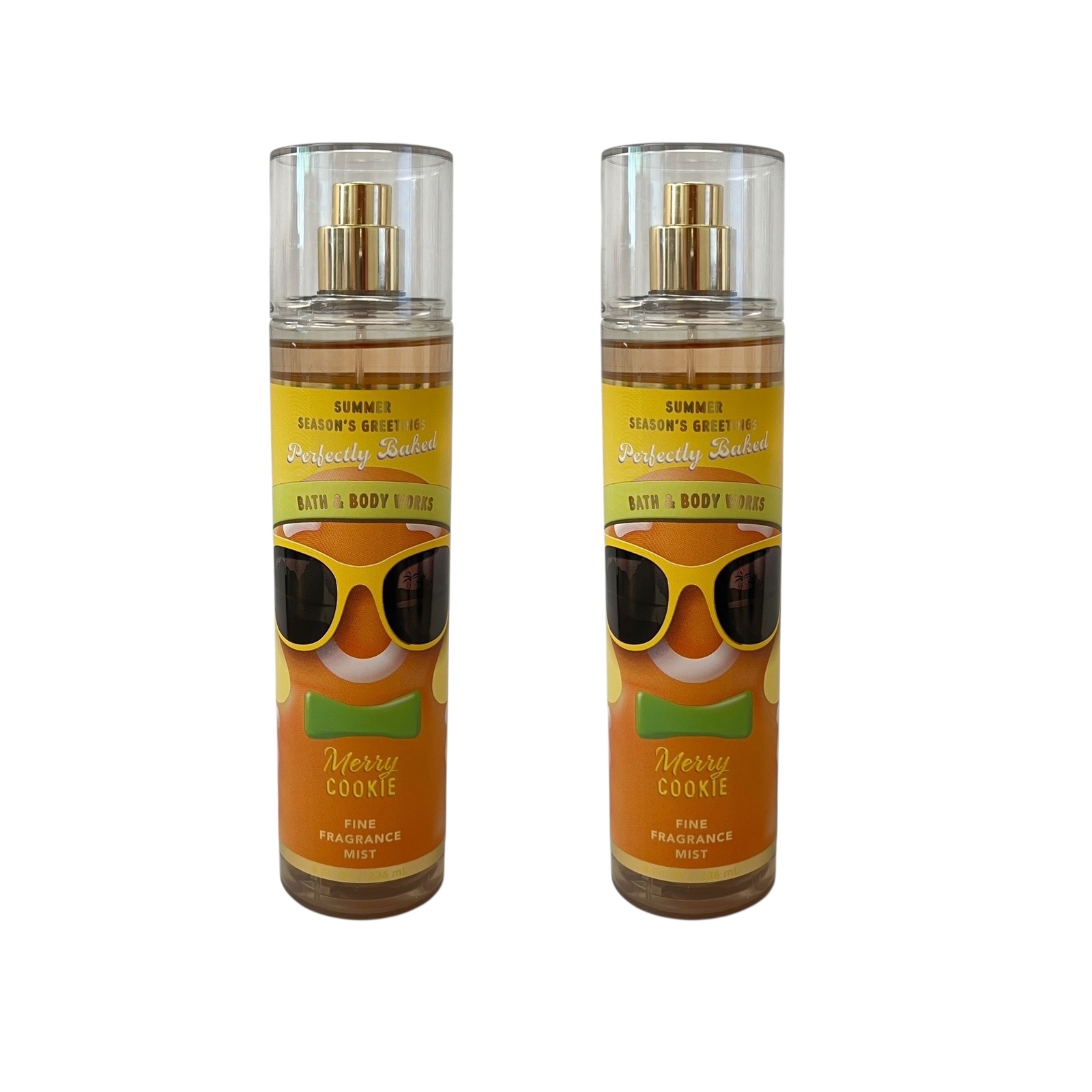 Bath &amp; Body Works Merry Cookie Mist 8 fl oz 2 Pack - $33.66